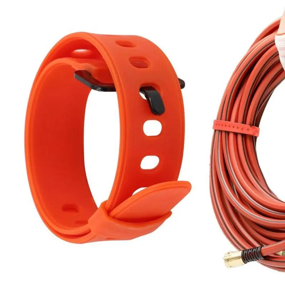 2Pcs Multi-purpose Rubber Tension Strap Unbind Quickly with Insert Buckle Ties Cable Straps Convenient Compact Fastener Tape