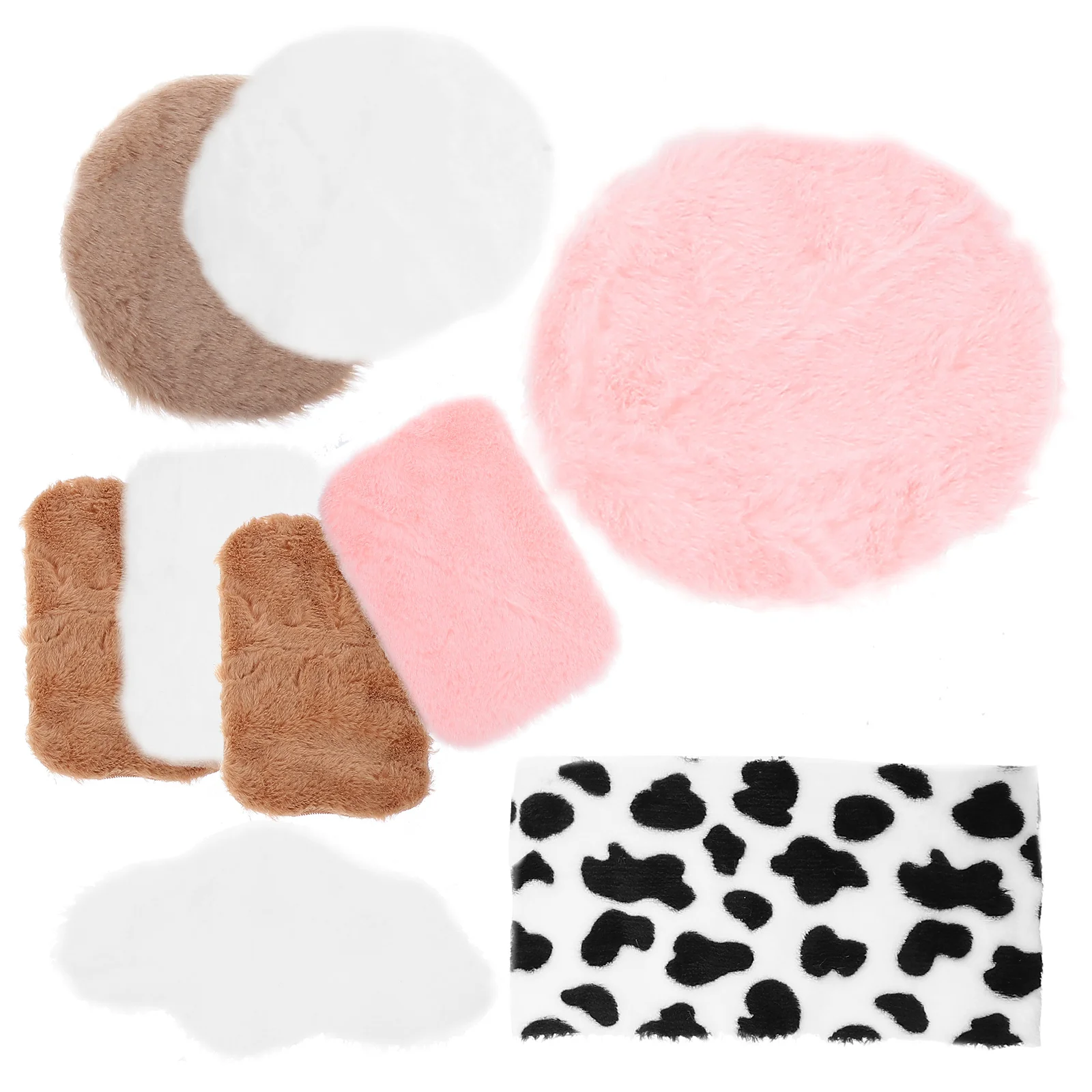 9 Pcs Mini Rug Decorative Miniature Carpet Small House Accessory Braided Rugs