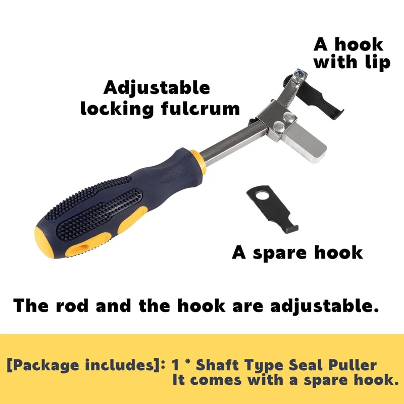 Universal SP009 Shaft Type Seal Puller with Adjustable Locking Fulcrum Used as Cam and Crankshaft Seal Puller Shaft Seal Removal