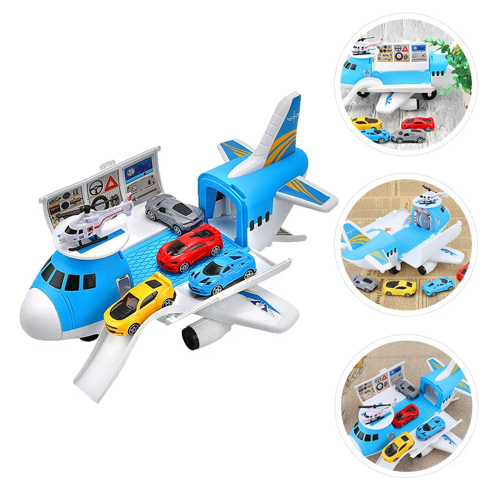 

1Set Transport Plane Strong Impact Resistant Compact Storage Design for Kids Educational Infant Outdoor Use Kids Toys