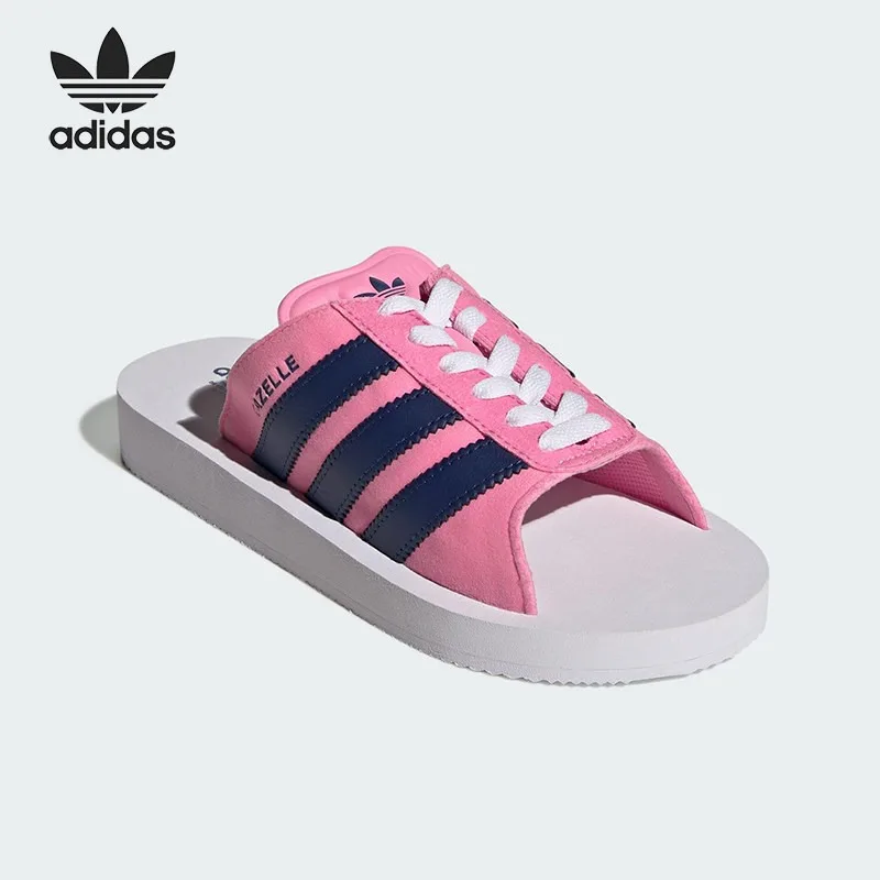 Adidas Clover Ladies Breathable Classic Casual Lightweight Lace-Up Slippers JQ7445