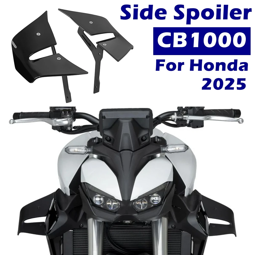 Side Spoilers Naked Downforce Aerodynamic Wind Fairing Winglet For Honda CB1000 CB 1000 HORNET 2025 Motorcycle Accessories
