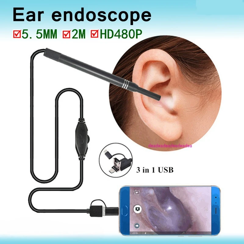 

Visual Earwax Cleaning Tool Camera Otoscope Ear Endoscopes