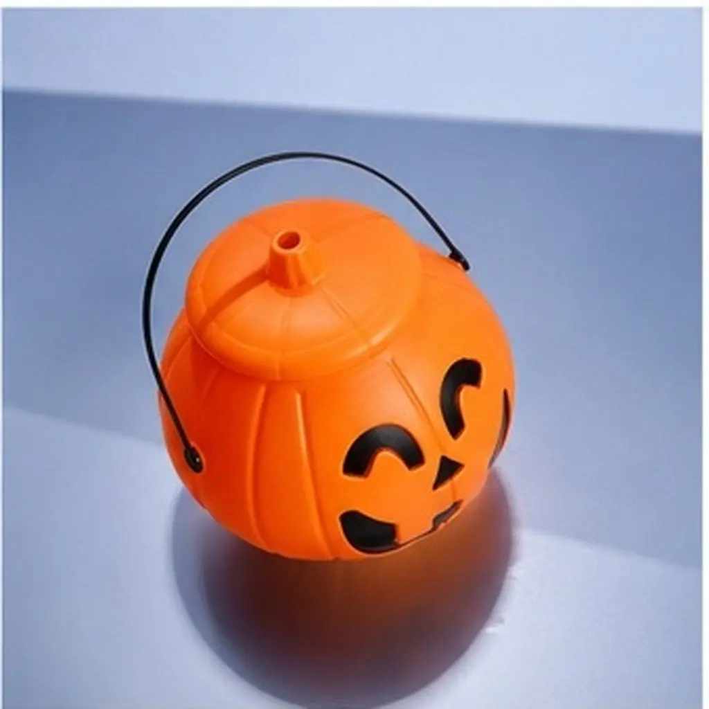 1Pcs Halloween Pumpkin Lamp Orange Flameless Flickering Simulation Lamp for Party Decor Home Garden Wedding Thanksgiving