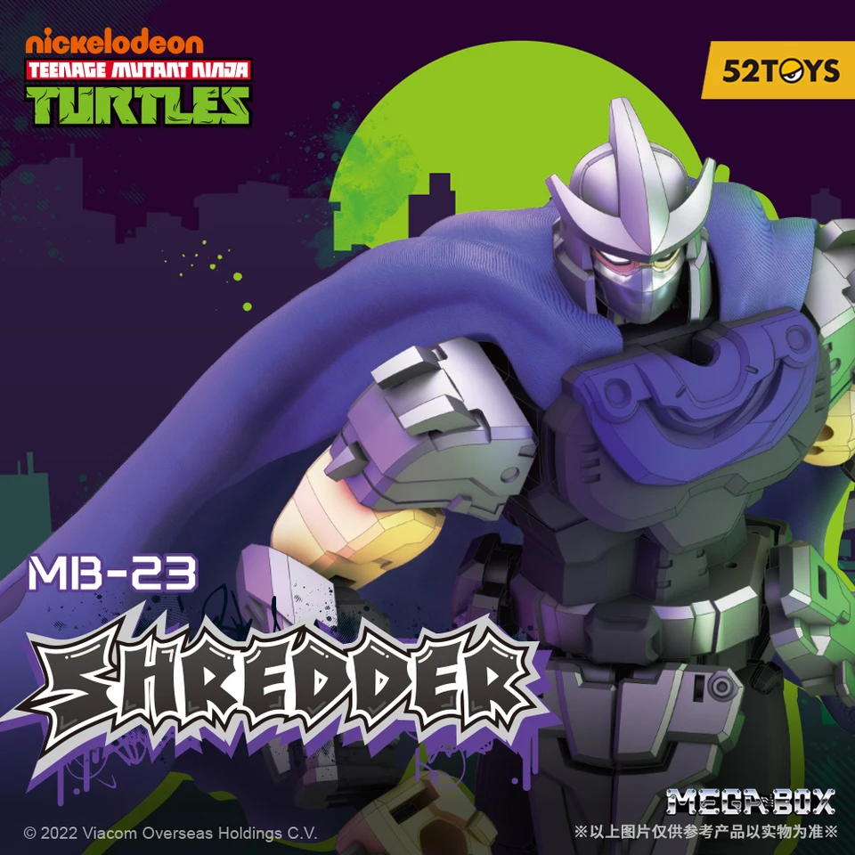 52TOYS Teenage Mutant Ninja Turtles Shredder Action Figure 15cm