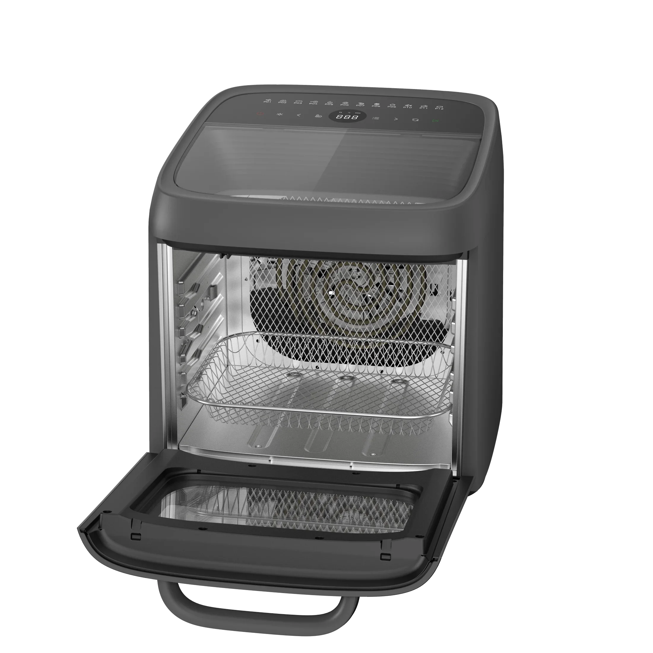 &12L Air Fryer Oven Toaster Small Kitchen Appliances Built-in Digital High Quality Wholesale Air Oven