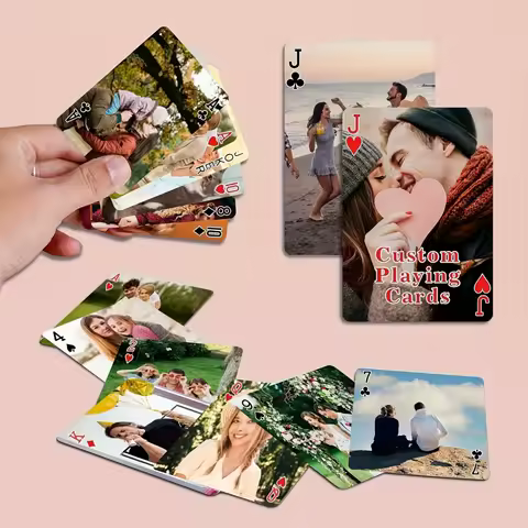1 Deck of 54 Playing Cards,Personalized Message Cards Paired with Photo Playing Cards,Brightening up Family Graduation Parties.