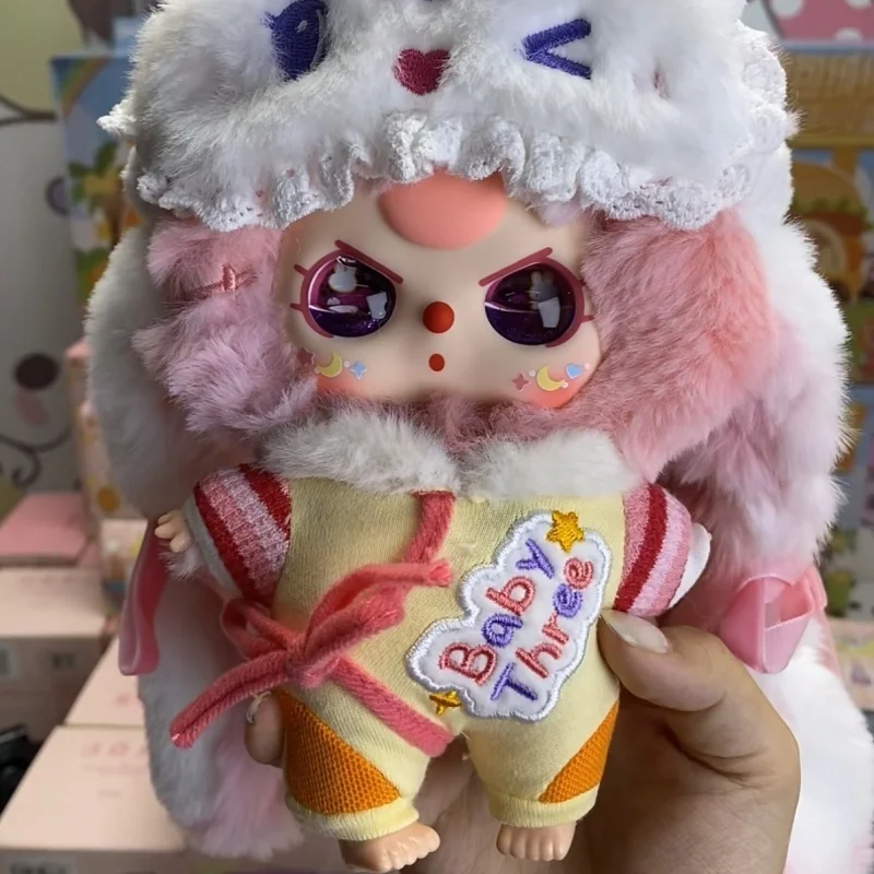 

Новый горячий Baby Three Mia Co-Brand Good Night Baby слепая коробка виниловая кукла милая мультяшная фигурка украшение кулон подарки на день рождения для девочек