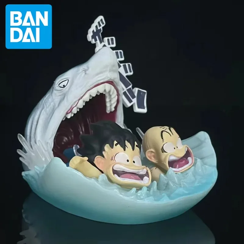 Bandai Goku Klin de 5cm, ataque de tiburones Egg Boy, gran Escape, muñecas, modelo de Pvc, estatua, colección de muñecos, juguetes, regalo