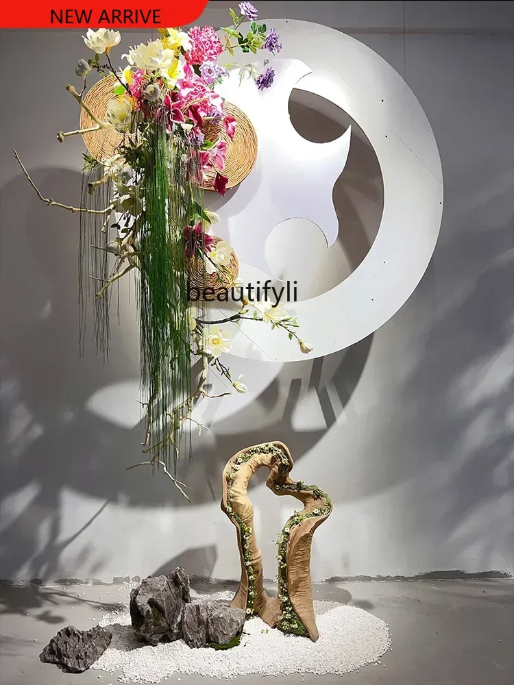 X Floriculture Soft Outfit Suspended Floor Scenery Bamboo Artwork Multi-Element Matching Combination Ornaments