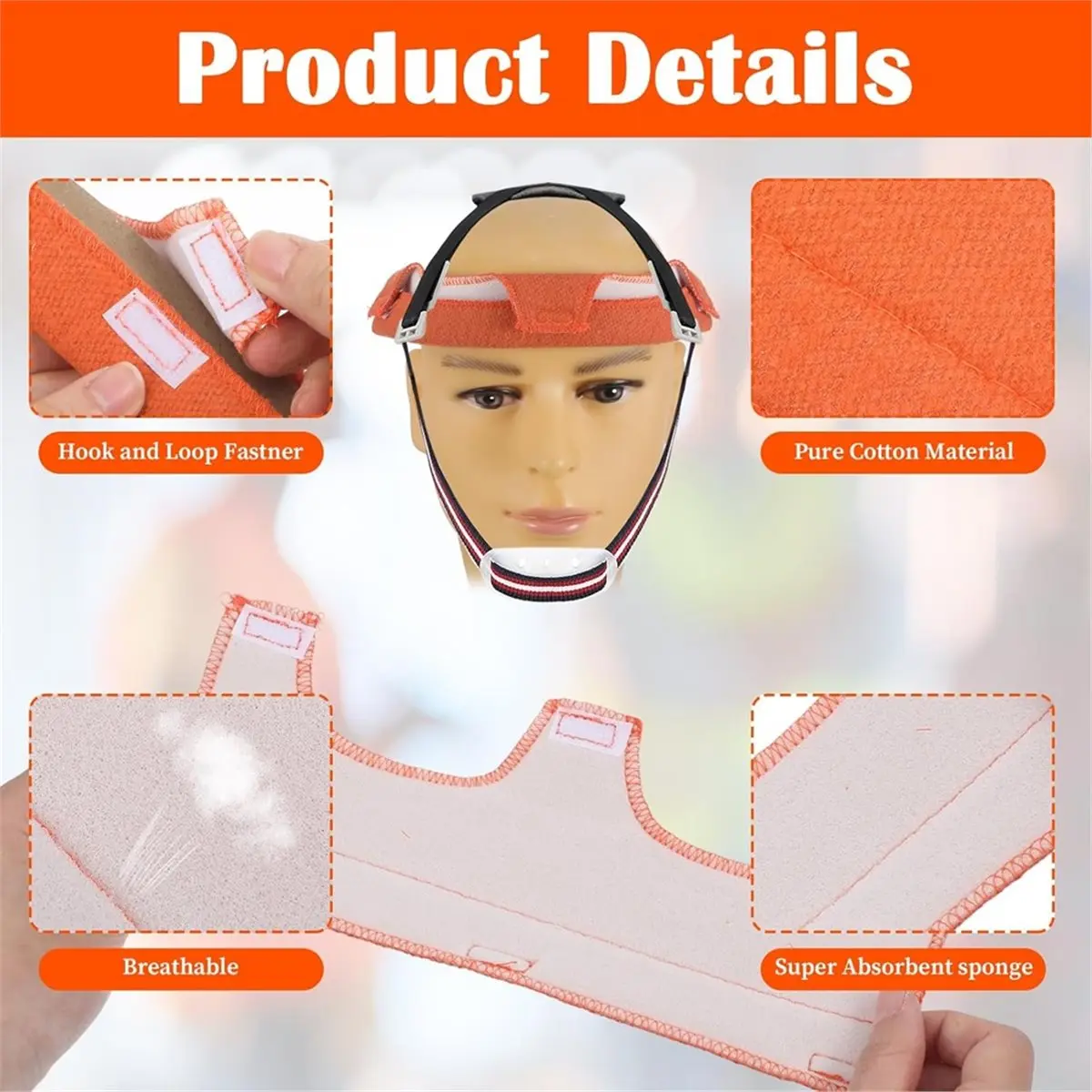 5 Pcs Hard Hat Sweatband Liners Helmet Welding Antiperspirant Belt Sweatband Air Cushion Sweatband Helmet Comforter Pad