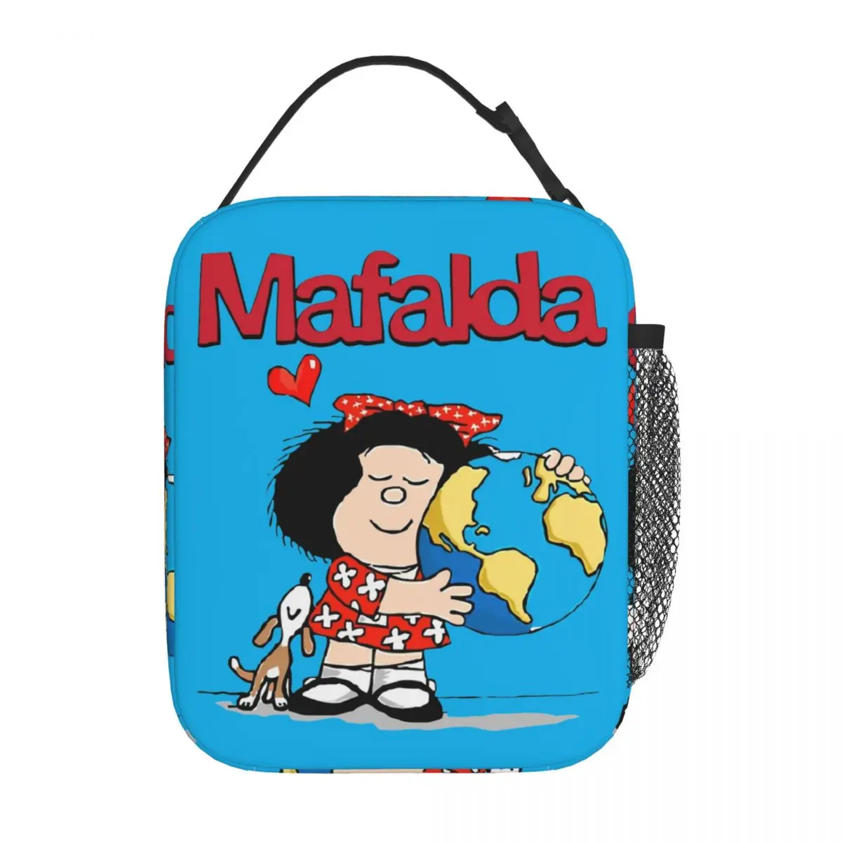 

Mafalda изолированный рандомный контейнер для ланча, сумка-холодильник, сумка для ланча, сумка для пикника в колледже