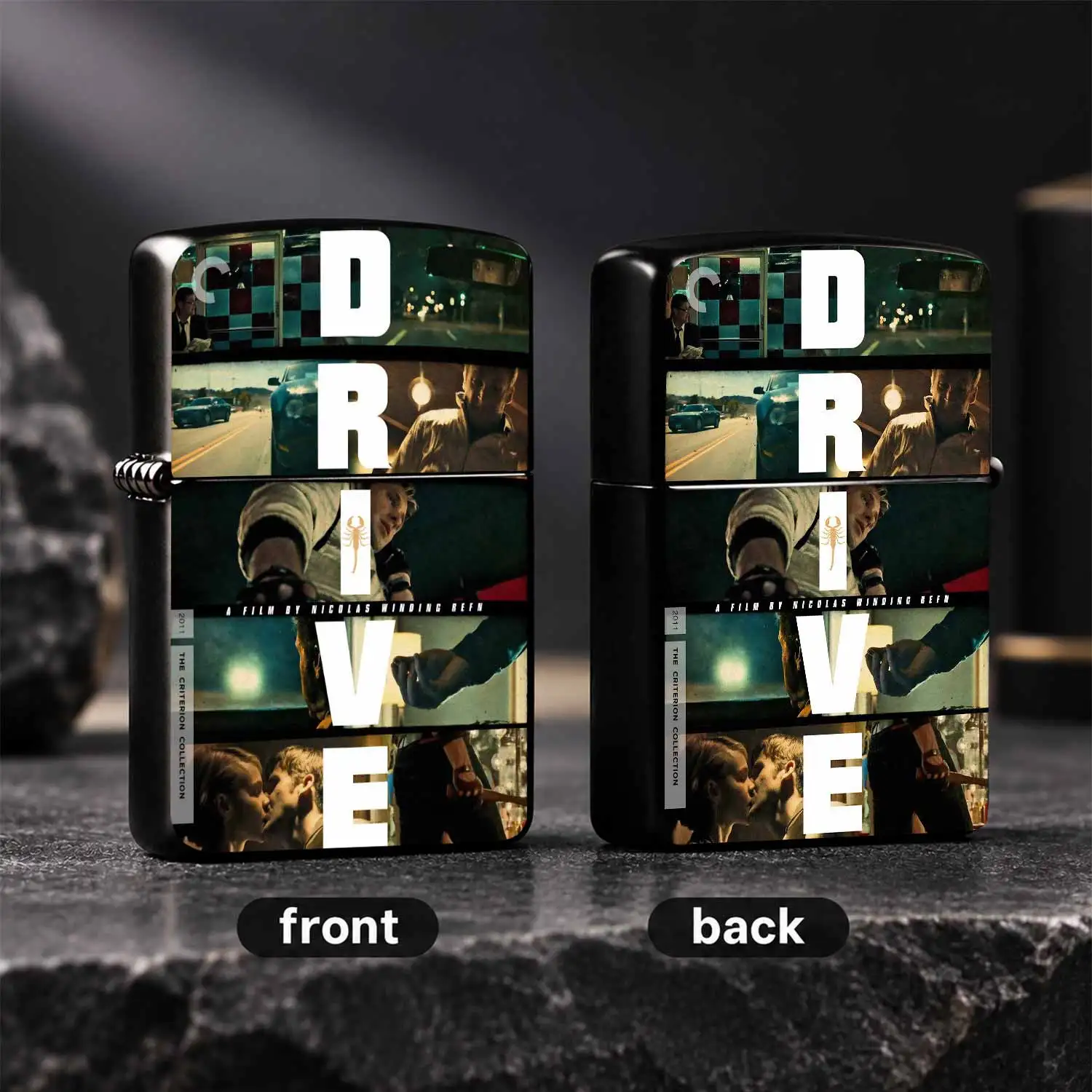 Creative Classic Movie Drive Themed Portable Lighter, Art Film Fan Collectible, Daily Carry Practical Item, Stylish Delicate Accessory, Multi-Scene Adapted Vibe-Enhancing Small Gear, Chic Niche Piece For Gifting Or Personal Use Interesting