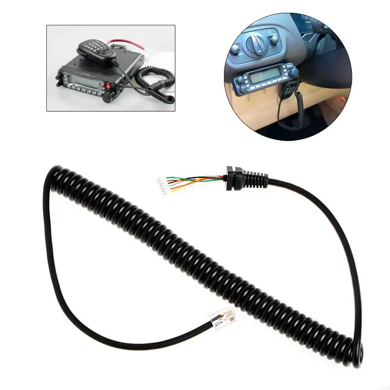 U13b alto-falante mão do carro microfone substituição cabos fio para MH-48A rádio do carro talkie walkie telefone linha