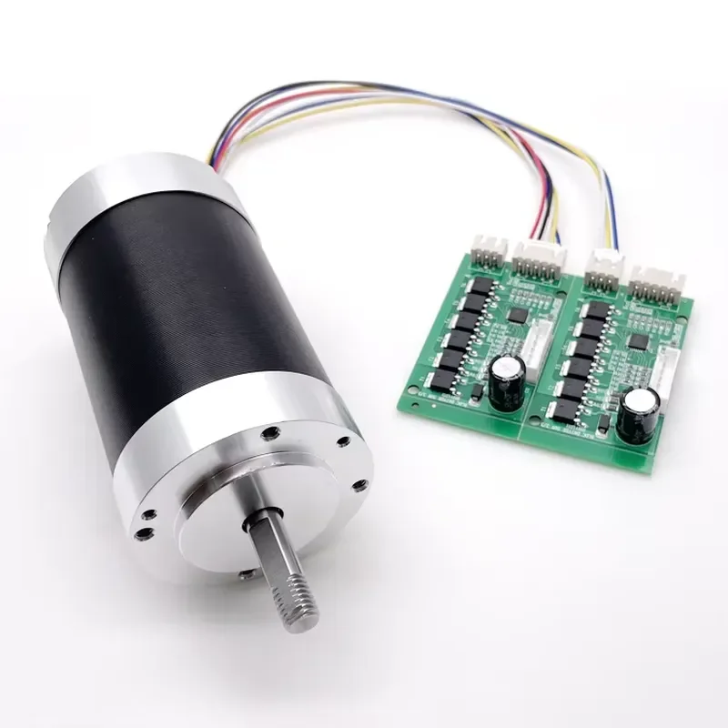 56mm Brushless DC Motor 12V 24V High Torque 50W Electric Engine for Industrial Automation Customizable Parameters Available