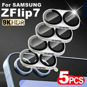 Bilashmart Samsung Galaxy Z Flip 7 5G Clear Tempered Glass Camera Lens Film Samsung Z Flip7 ZFlip7 ZFlip 7 Camera Protective Cover