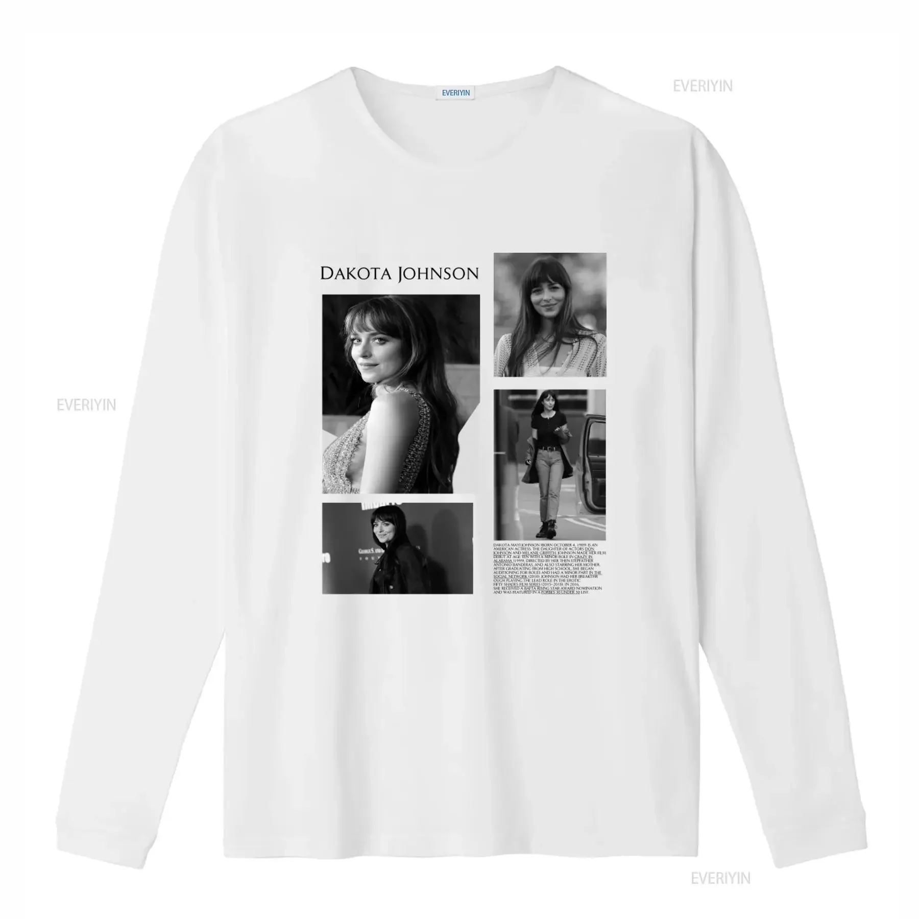 Limited Edition Dakota Johnson Print T Shirt For Men And Women Stylish Fashionable  vintage Washed streetwear designer clothes