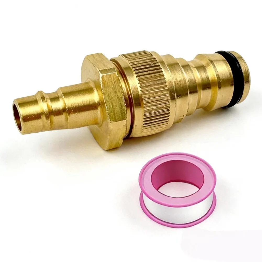1/2 Inch G1 2 European Style Quick Connect Pneumatic Fitting for Car Wash Hose Copper Plated Iron Easy Assembly