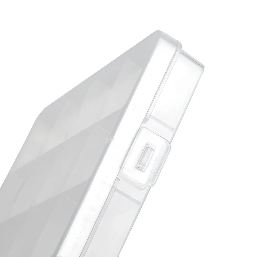 Box Storage Box Organizer Parts 1x Plastic 24 Compartments Cosmetics Multi functional Transparent Water Resistant Clear