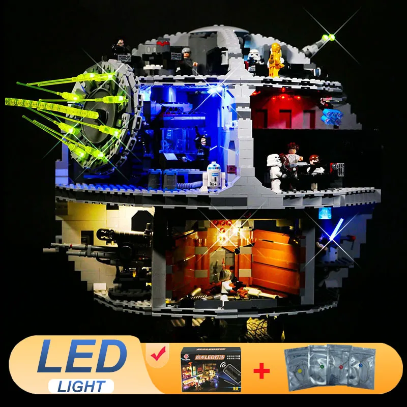 LED Light Kit For LEGO 75159 Death Star 81061 Lamp DIY Toys Christmas Gift (Not Include Building Blocks Bricks Kits Sets Model)