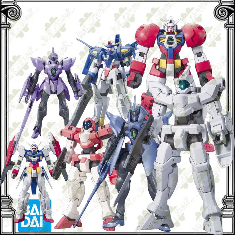 

Bandai Original GUNDAM AGE HG AG Series GENORCE CUSTOM DORADO G-BOUNCER KHRONPS high-quality Figure Assembly Model Toys
