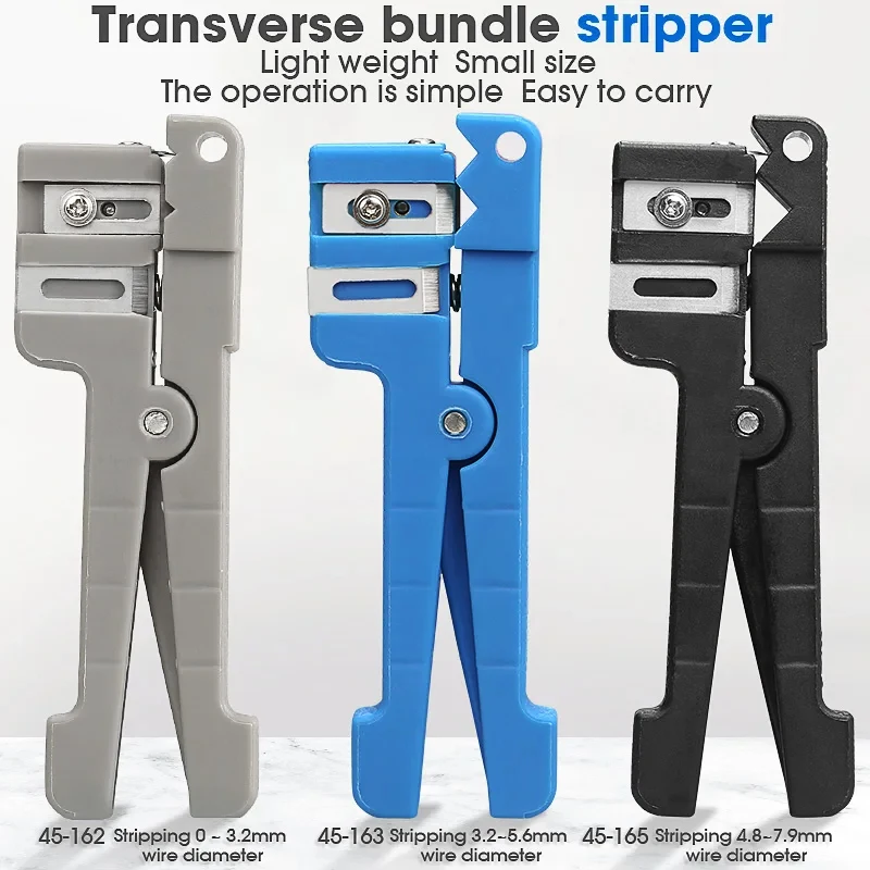 Fiber Optic Stripper 45-162 45-163 45-165Coaxial Cable Stripper Optical Cable Slitter Wire Stripper Tool Beam Tube Stripper