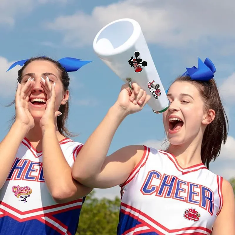 응원하세요 자수 1/10개 천 스티커 치어리더 컴퓨터 자수 라벨 옷 야외 장식 응원 격려