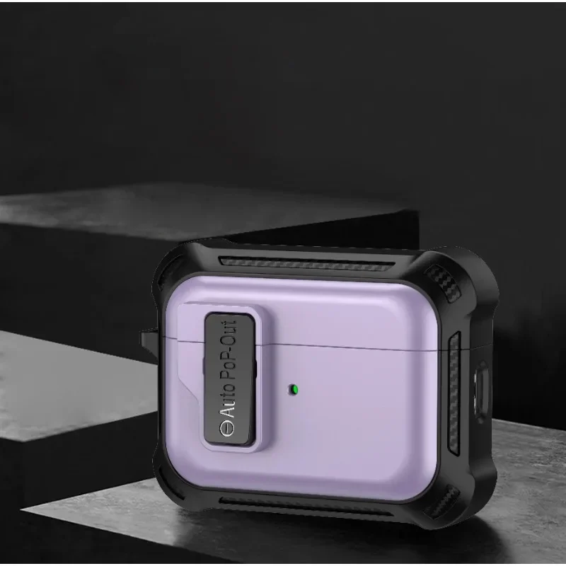 حافظة مفتاح مقاومة للصدمات لهاتف أبل لأجهزة Airpods 3 غطاء حماية لأجهزة AirPods 1 2 Pro 2 2021 مع سلسلة مفاتيح