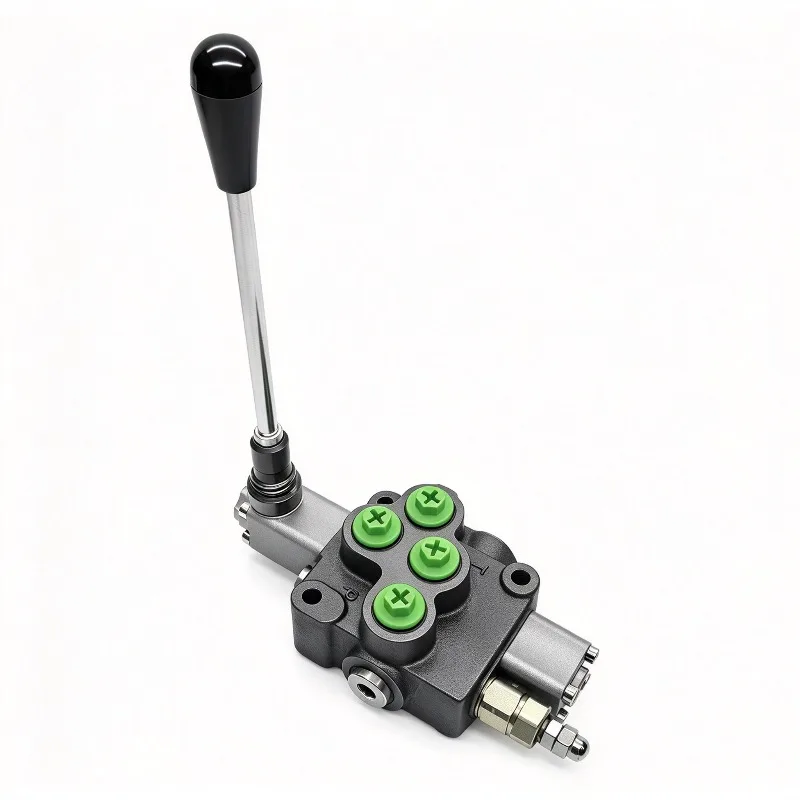 For Drilling M45-23 Loader Excavator Hydraulic Manual Two Three Way Double Control Hydraulic Multiway Directional Valve