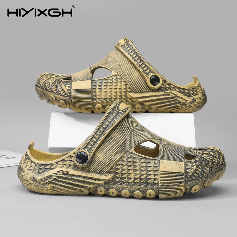 Summer New Design Clogs For Men Outdoor Beach Sandals EVA Soft Slippers Men Casual Garden Water Shoes Male Beach Sandals
