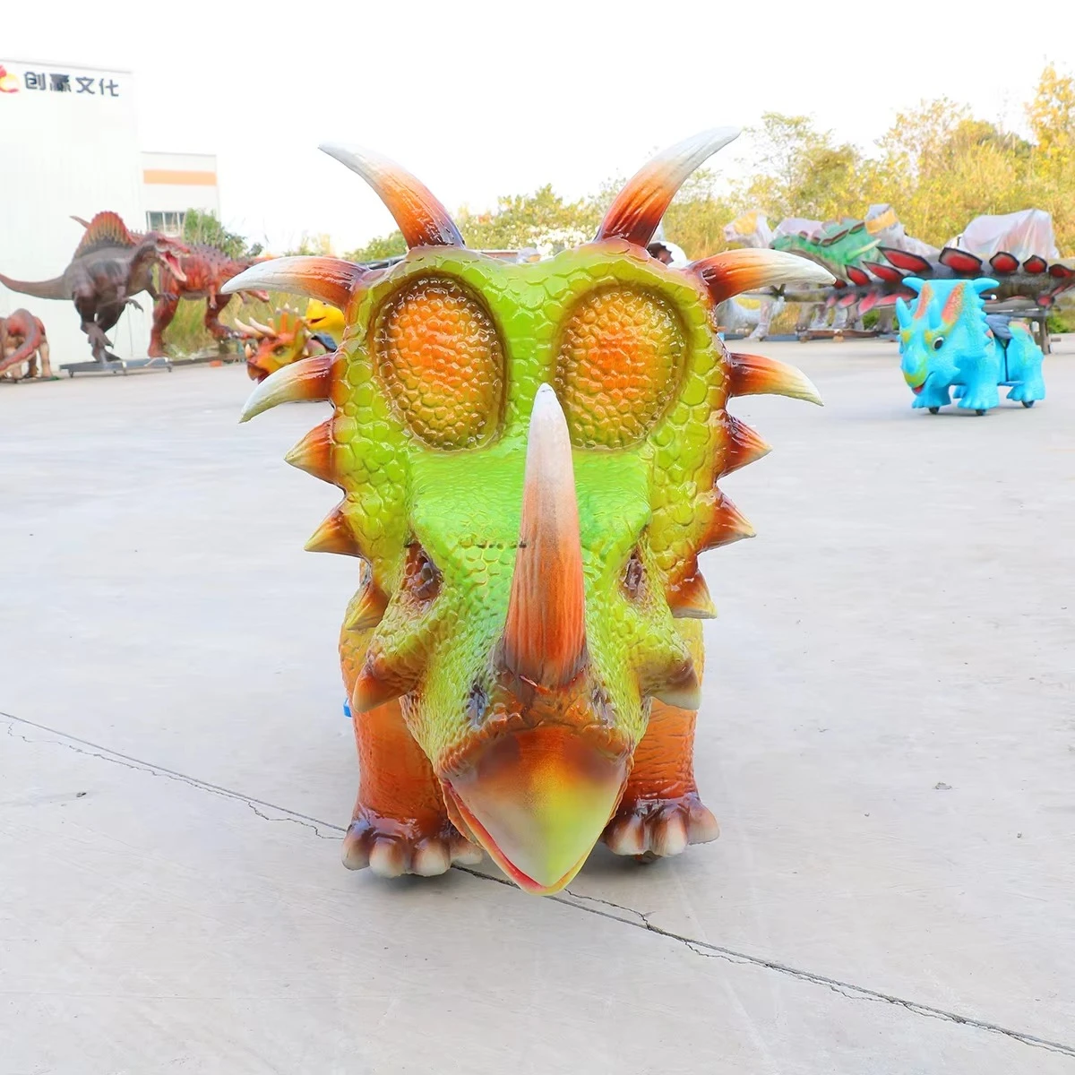 Coin-operated animal rides Large amusement facilities Toys can be installed Animal battery-powered rides
