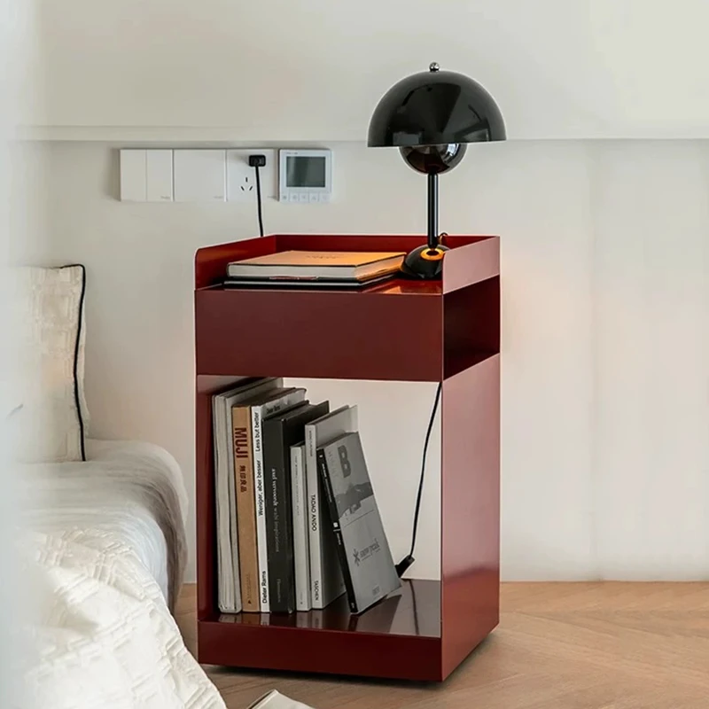 k*-Nordic Furniture,Iron Art Coffee Table,Living Room Side Cabinet,Bedroom Bedside Table,Trolley Desk,Storage Rack,Metal