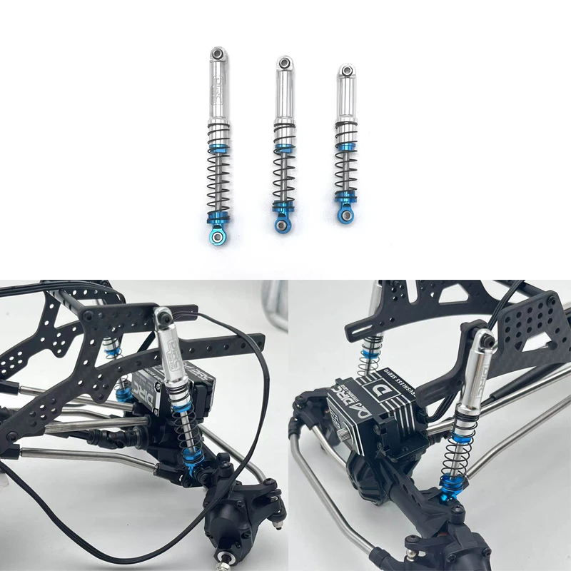 

Aluminum Alloy Shock Absorbers Simulated Lightweight Spring Shock Absorbers Climbing Car Modified Shock Absorbers 65/80/90mm DIY