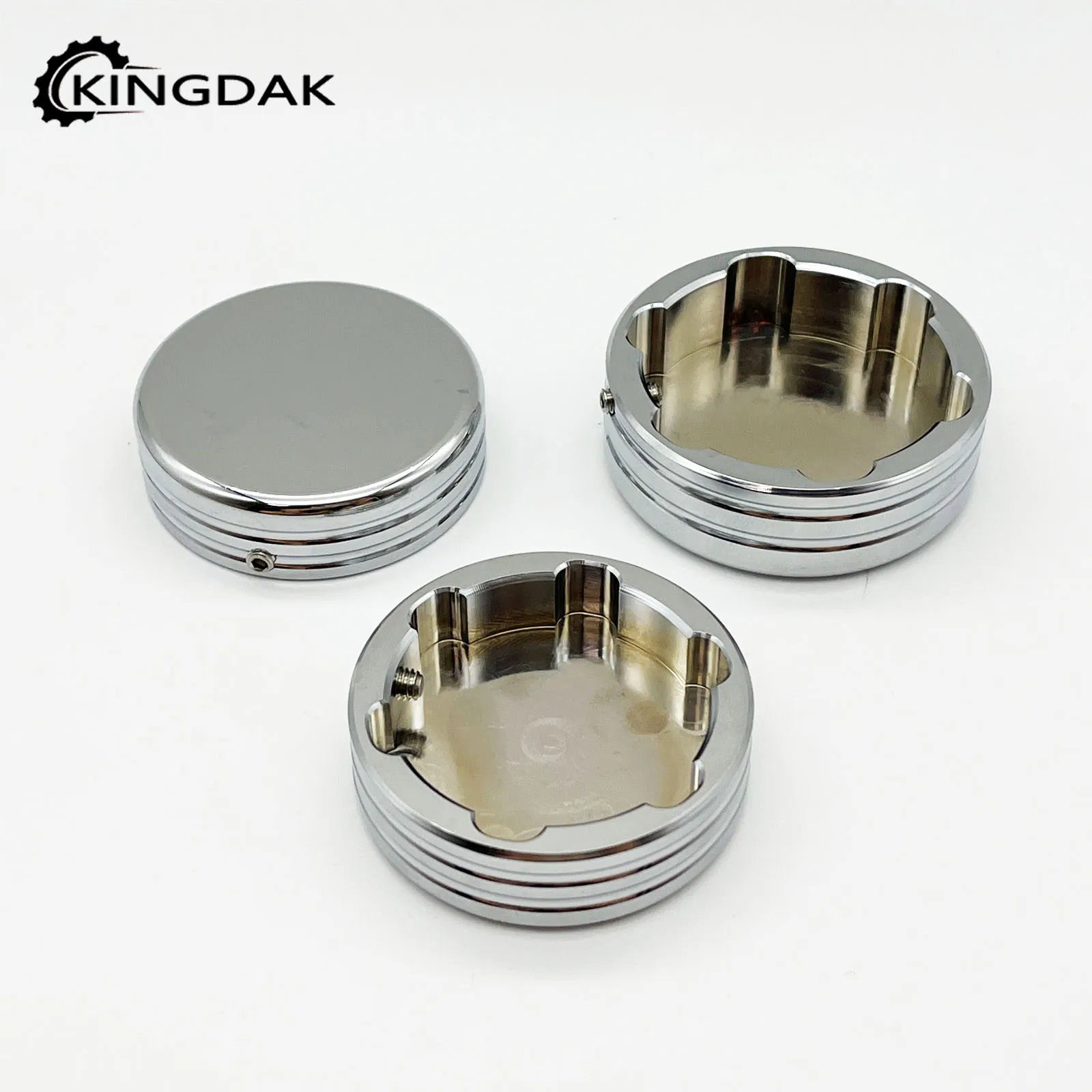 Motorcycle Upper Fork Stem Nut Cover Caps For Harley Dyna Fat Bob Super Glide FXDL 06-2017 Softail FLS Sportster XL 883 1200