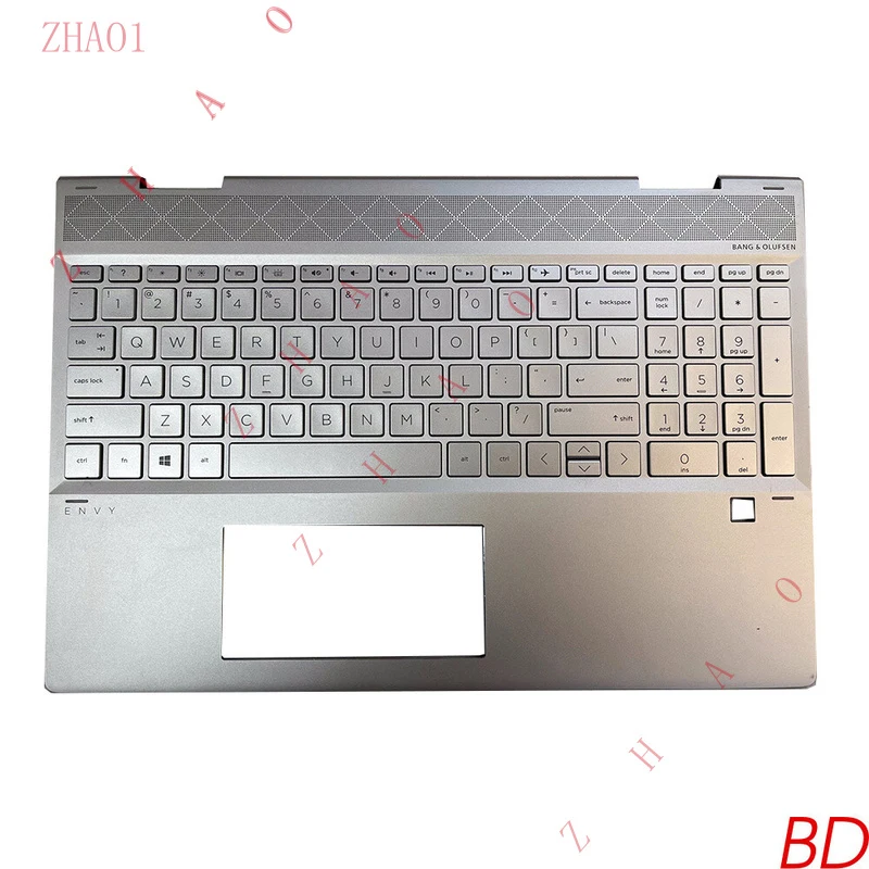Z   L53987-001 L56975-001For HP ENVY X360 15-DR 15M-DRTPN-W142 C Case with Keyboard