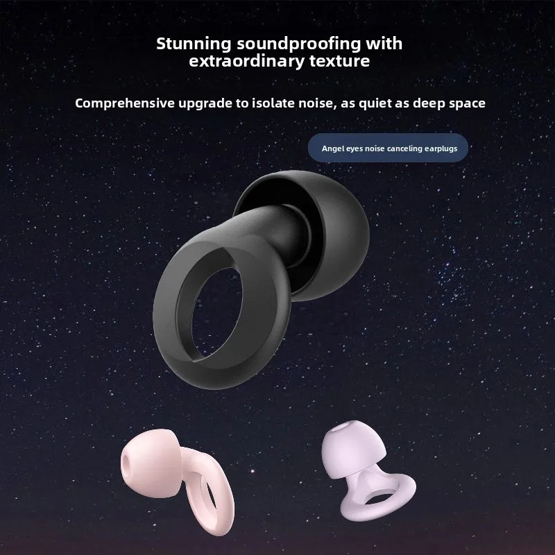 Soundproof Noise Cancelling Ear Plugs for Deep Sleep Swimming and Showering Soft Flexible Earplugs Effectively Block Snoring