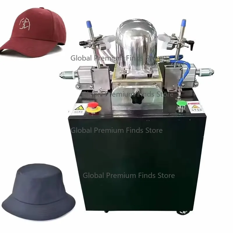 Deposit Single Head Mini Cap Ironing Machine Automatic Small Type Baseball Hat Ironing Equipment with Engine Core Condition New