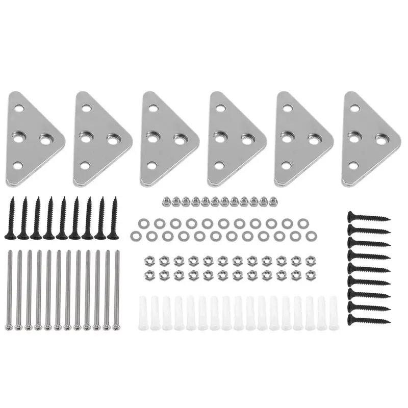 6 Packs Skateboard Wall Mount Skateboard Rack With 2 Screw Holes For Display Skateboard Deck Storage-New