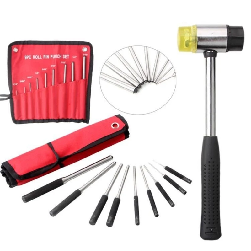 9pcs set Precisions Metal Fabrication Tool set Carbon Steel Comprehensive for Car & Motorcycle Maintenance