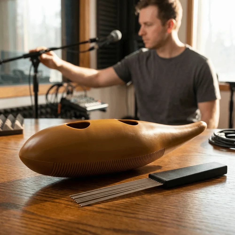 Portable​ Guiro Instrument​ ABS ​Interesting ​Latin Percussion Instrument​ ​Fish Shaped​ ​Musical Training Tool​