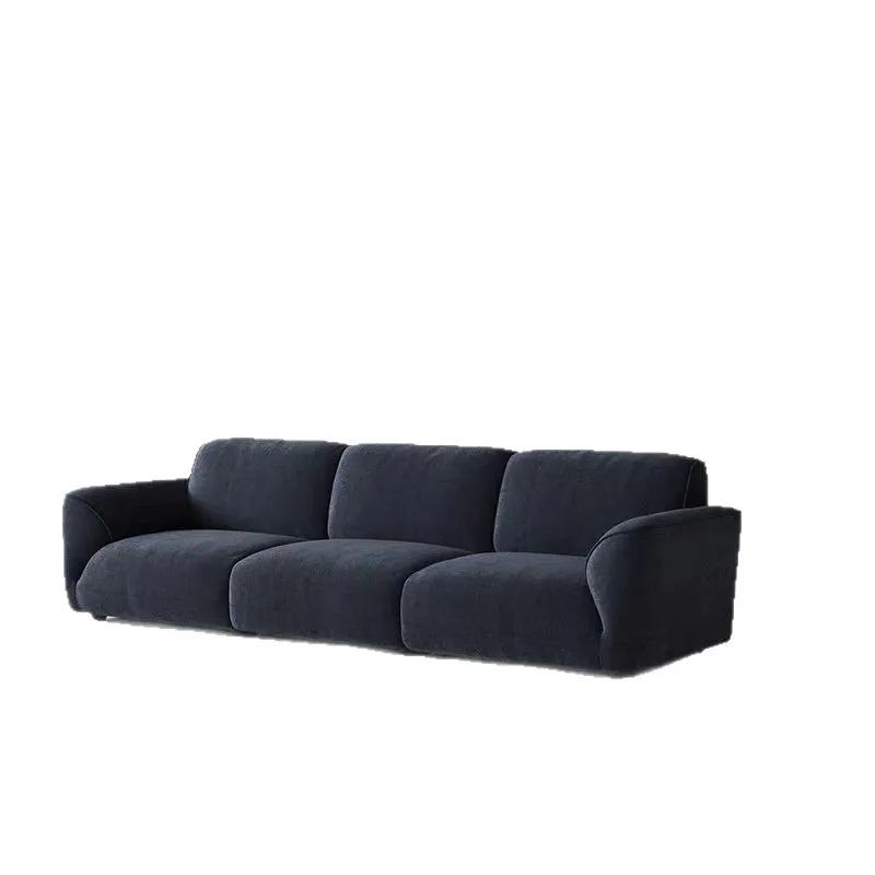 

Light luxury chenille velvet simple small apartment cotton and linen fabric sofa