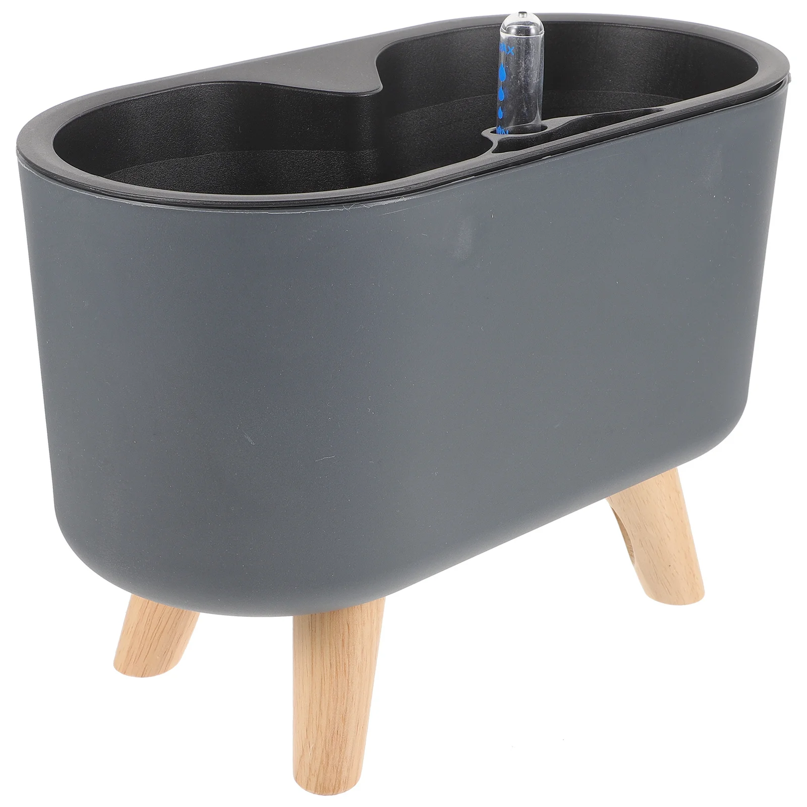 

Self Watering Flowerpot Smart Planter With Water Level Indicator Plastic Automatic Plant Container For Indoor Garden