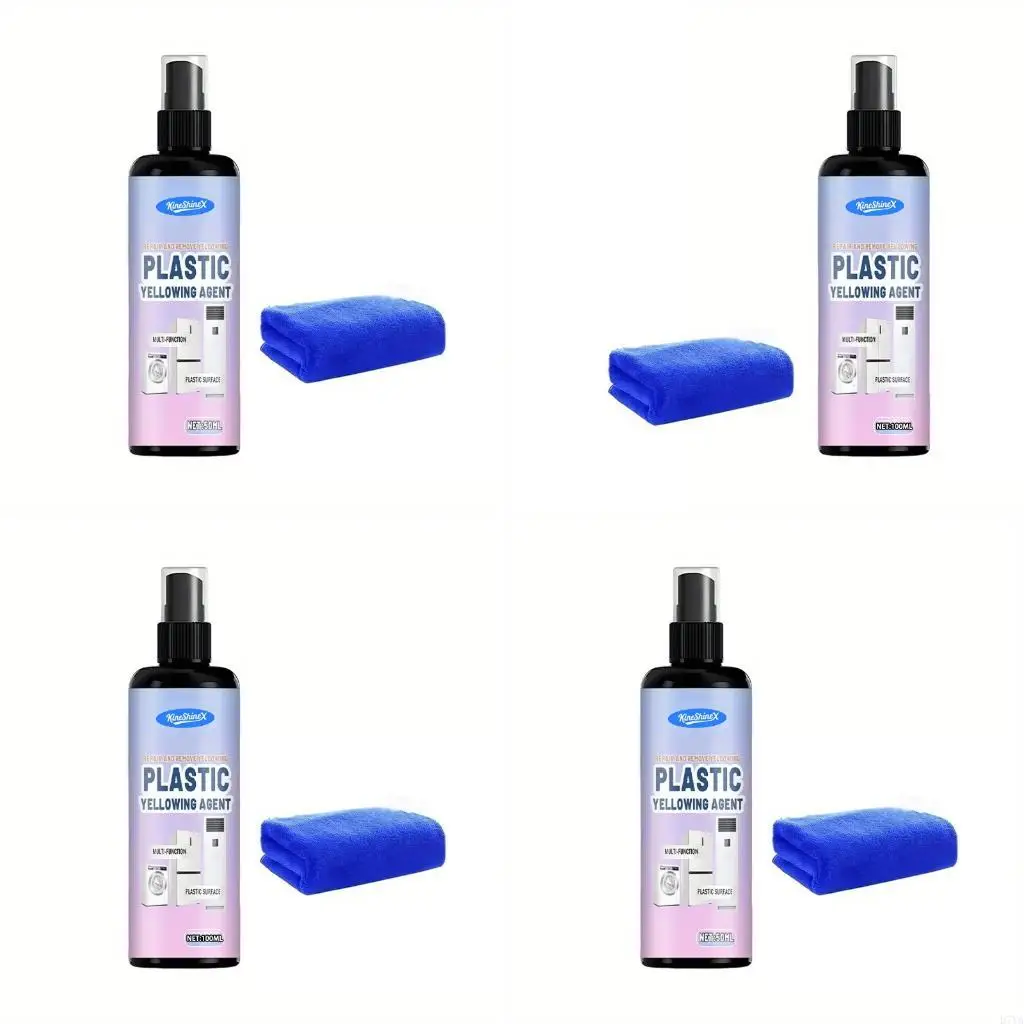 50/100ml Appliances Plastic Yellowing Removal Sprayer Gloss Restoration Agent for Air Conditioning Washing Machine Shell D7YA