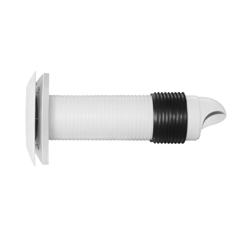 Wall Mounted Axial Exhaust Fan, Plastic Through‑wall Ventilator For Kitchen Bathroom Air Exchange