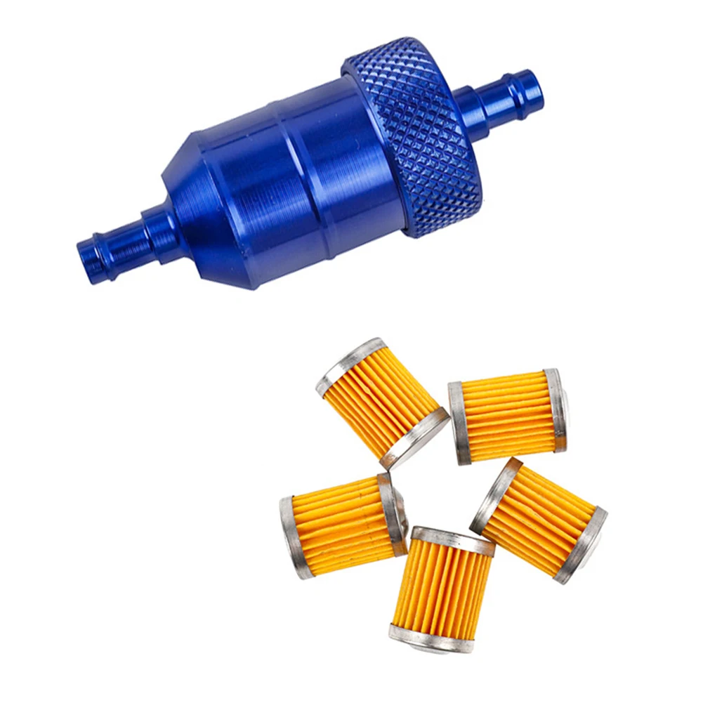 ATV Repair Motorcycle Maintenance Aluminum Alloy Fuel Filter Carbureted Motorcycle Compatible Dirt Bike Fuel Filter