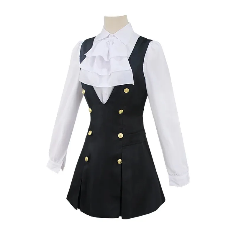 

qq34Hemixush аниме Cos Shirakiin Riricho косплей костюм полный комплект женский костюм вечерние униформа