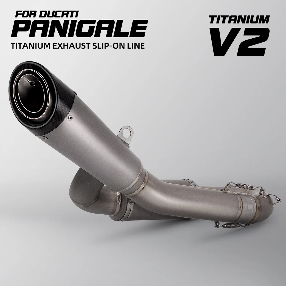 

Panigale V2 Exhaust Muffler For Ducati V2S Streetfight V2 V2S 2020-2024 Motorcycle Escape Kit Project D35A-LT41T Slip on Line