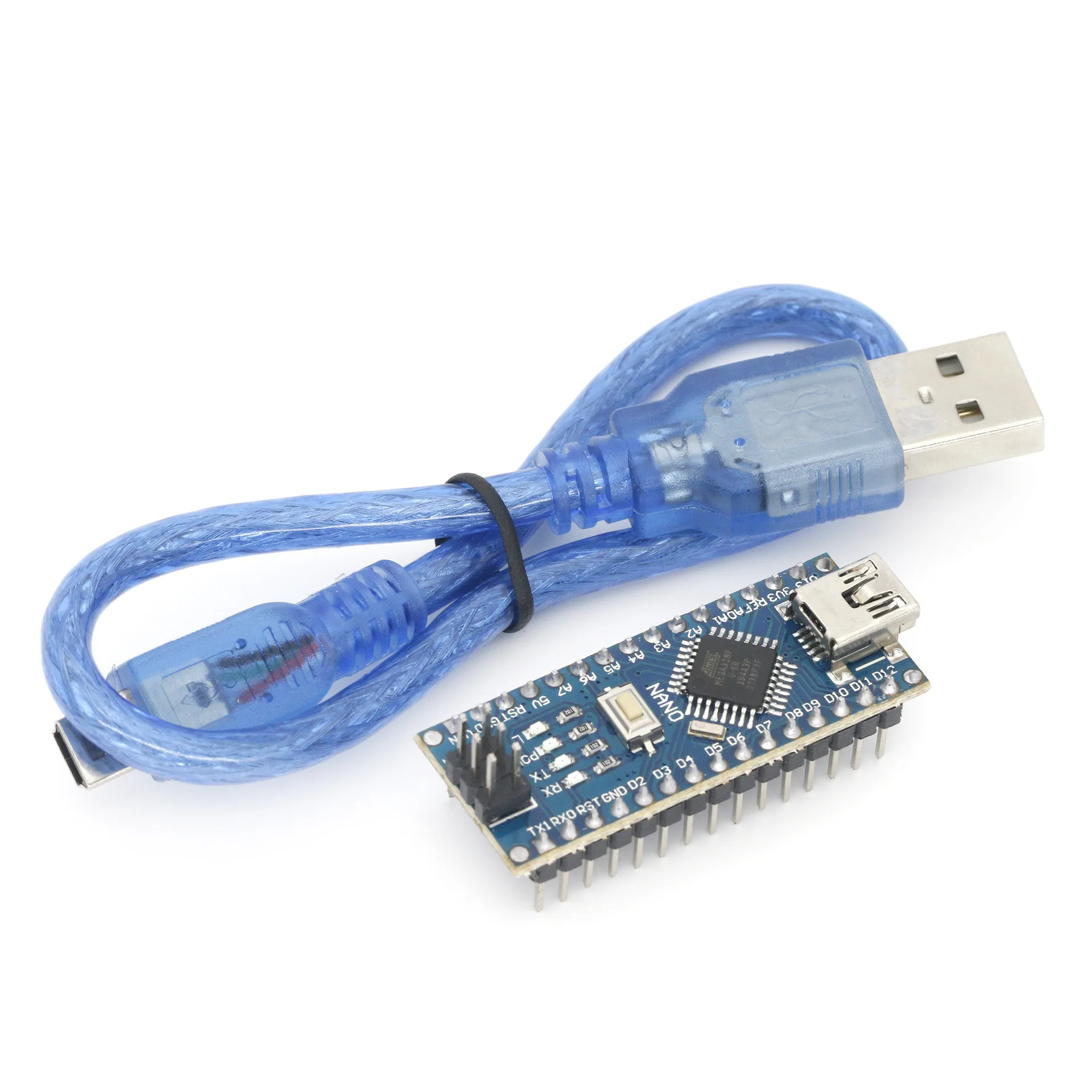 For Arduinos Nano V3.0 ATMEGA328P 5V 16Mhz CH340 Drive MINI USB Nano V3 Learning  Module Development Board