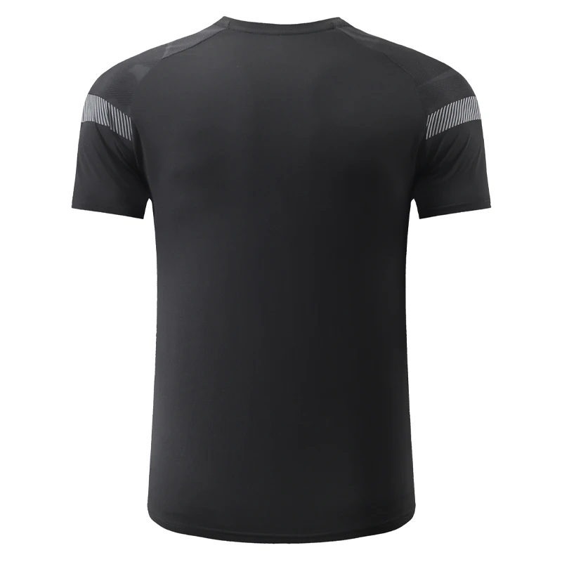 Training Fitness-Shirts Männer laufen Joggen atmungsaktive Workout-T-Shirts Sommer Outdoor schnell trocknen Bodybuilding-Druck Kurzarm