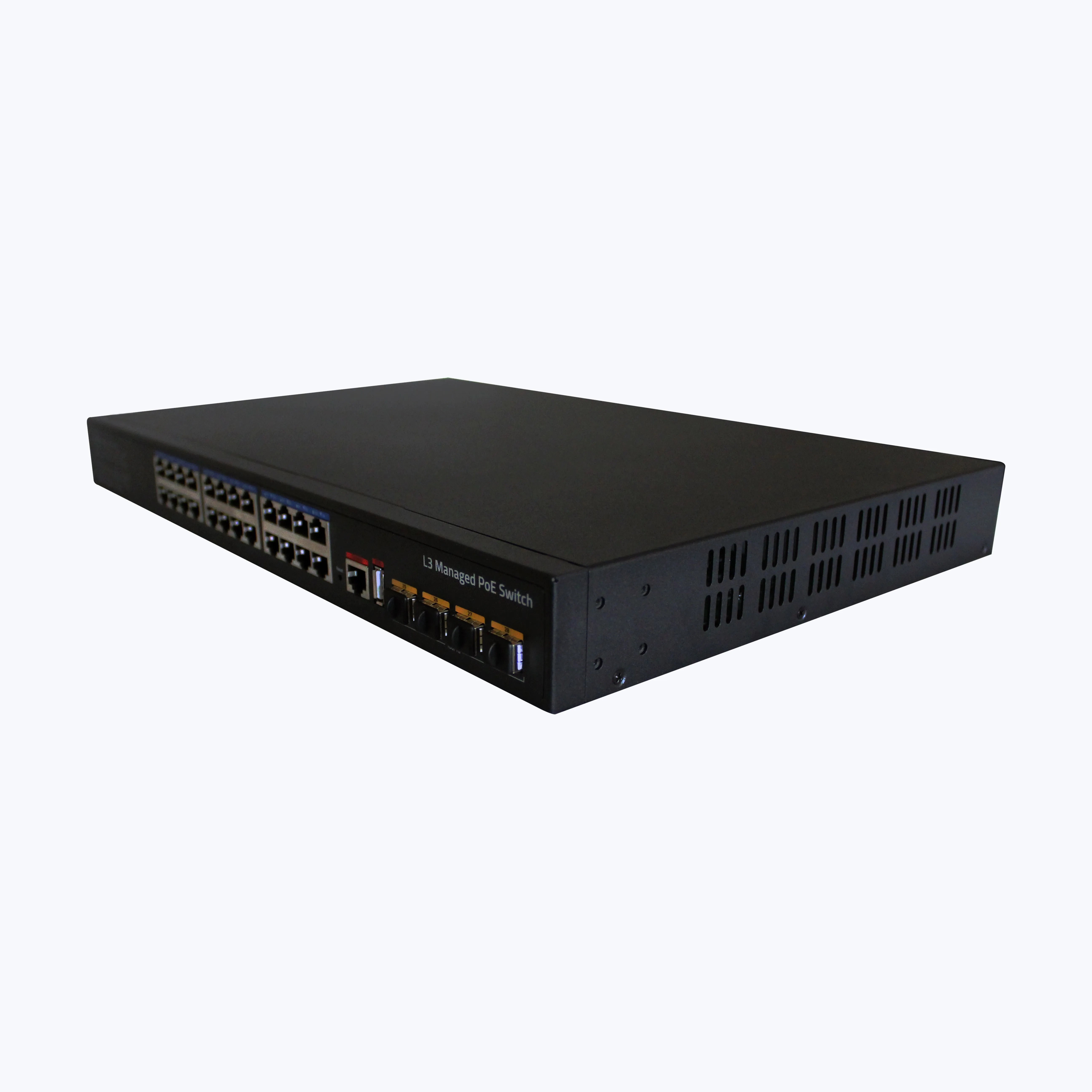 28 Port 10G Uplink Network Switch 24 Port Gigabit L3 Managed Ethernet POE Switch 10/100/1000M Ethernet Switches SFP RJ45 Stock A